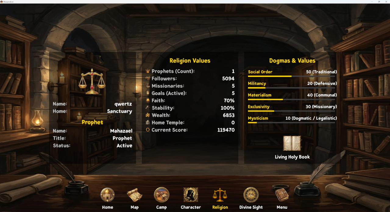 Muqarrabun religion screen